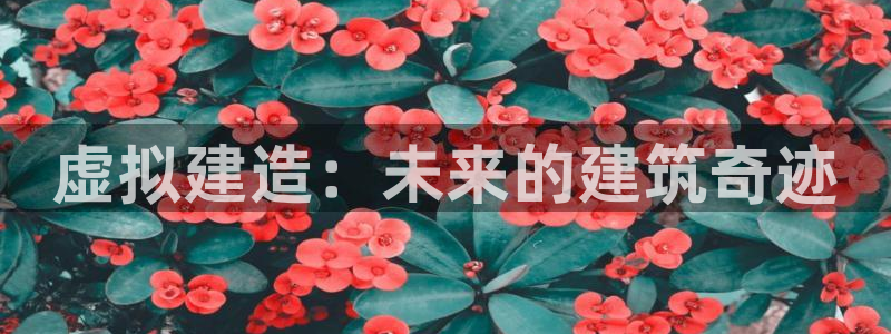 亚洲28圈跌：虚拟建造：未来的建筑奇迹