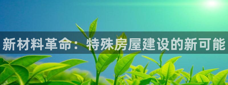 亚洲28圈跌：新材料革命：特殊房屋建设的新可能