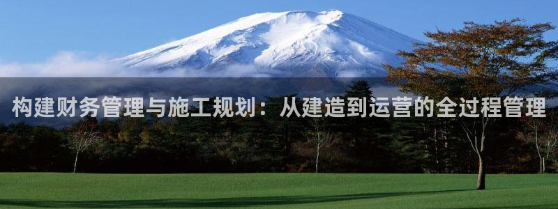 28圈登录：构建财务管理与施工规划：从建造到运营的全过程管理